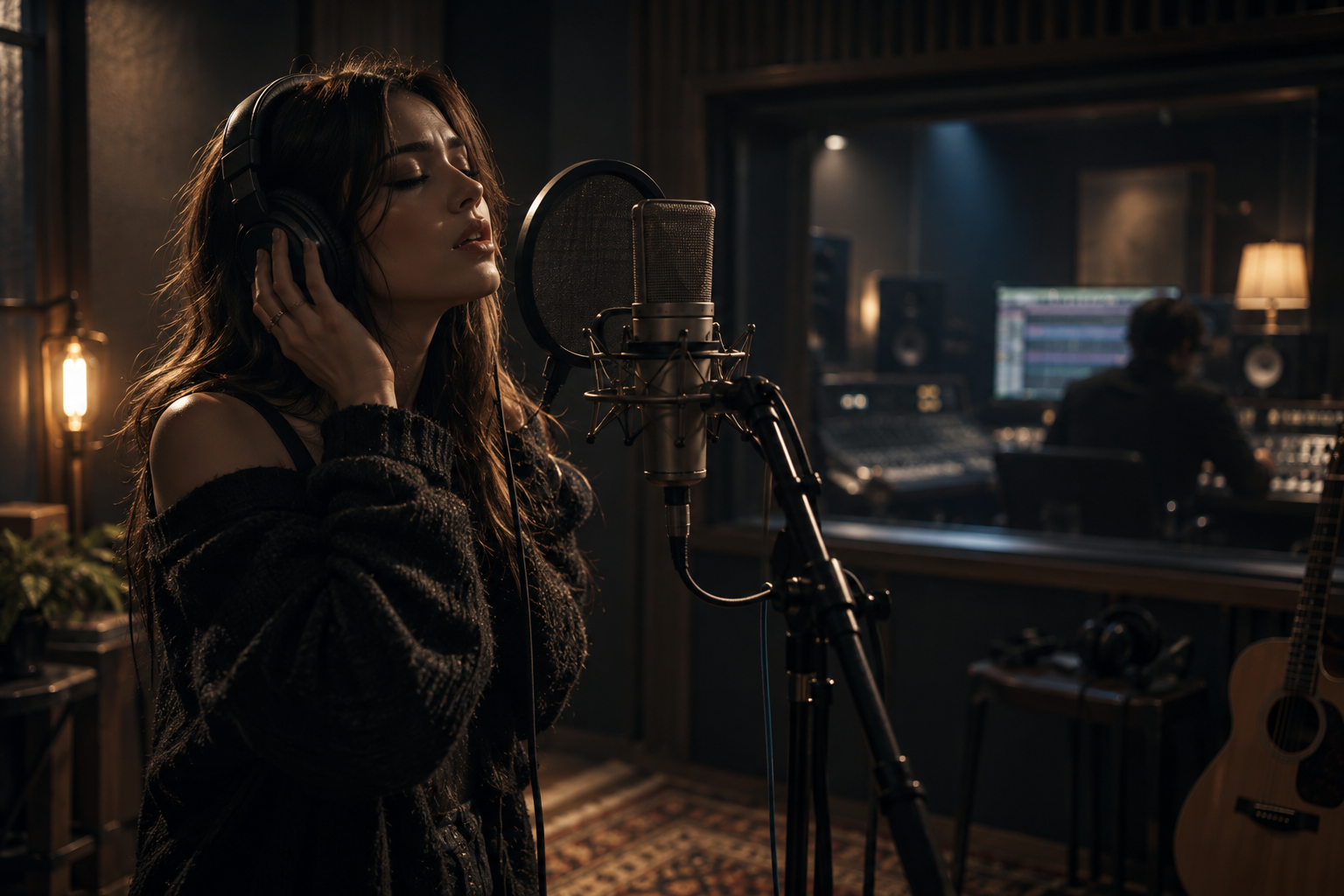 Recording studio microphone